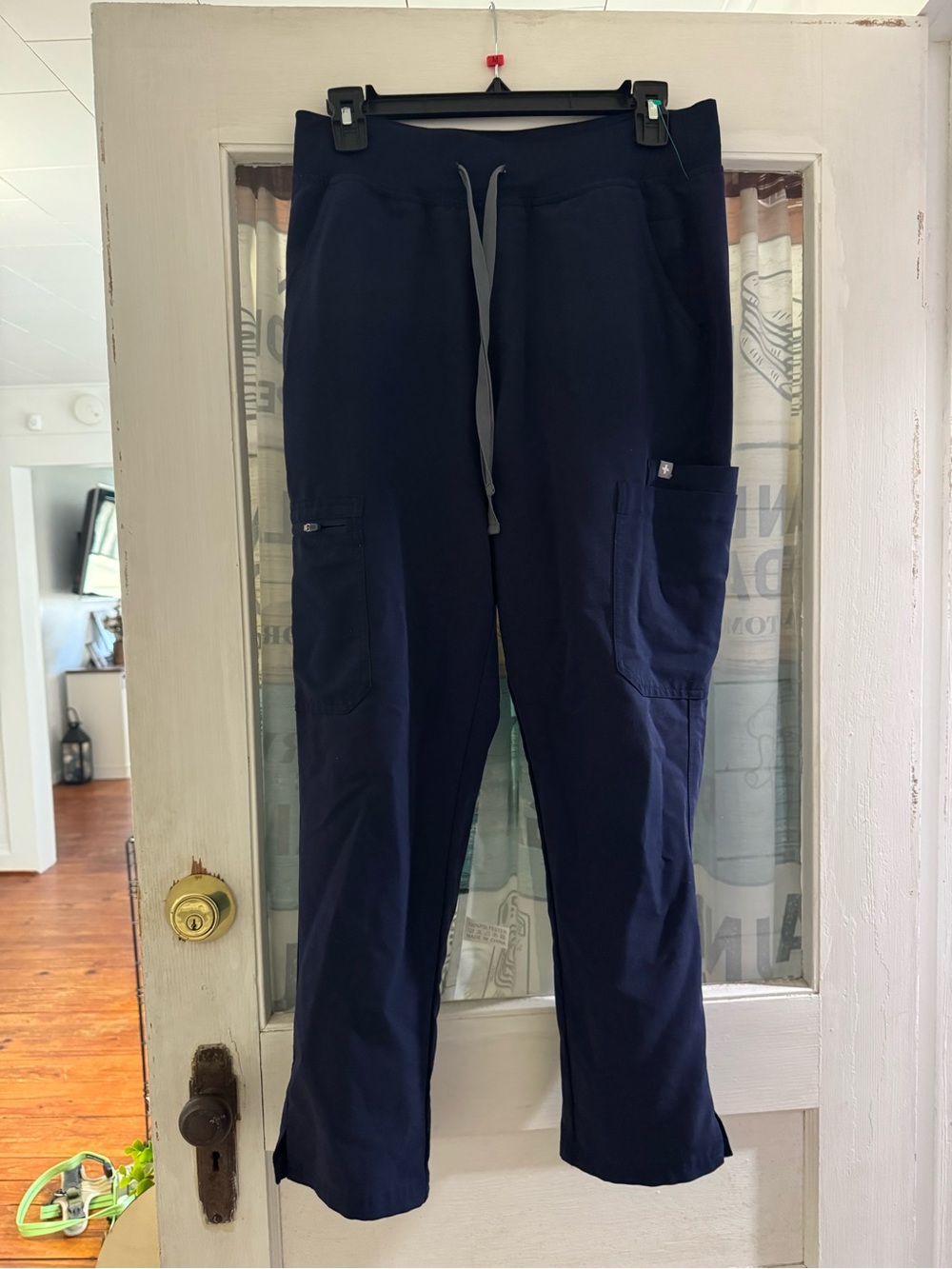 Figs Women's Navy Cargo Jogger Scrub Pants